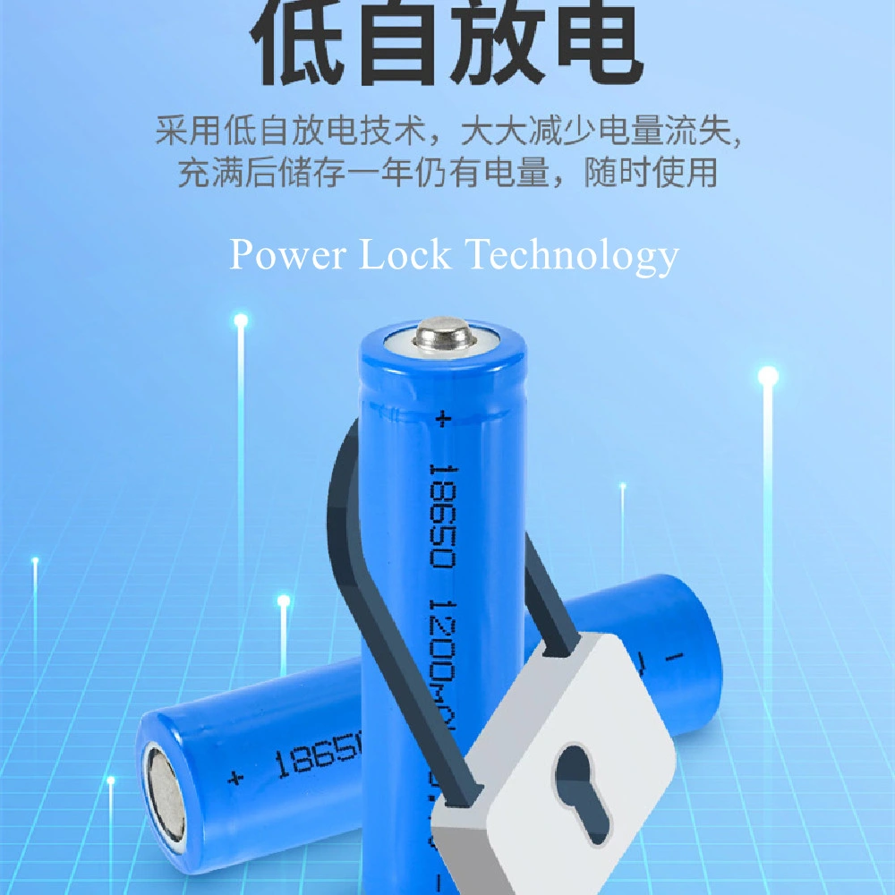 18650 3.7V Evoke Brand 2200mAh 3c Rate High Capacity Power Rechargeable LiFePO4 Battery Cell